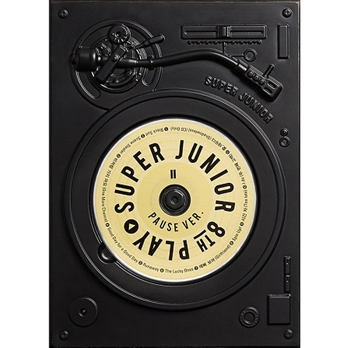 SUPER JUNIOR [PLAY] 8th Album PAUSE VER CD+POSTER+Photo Book+