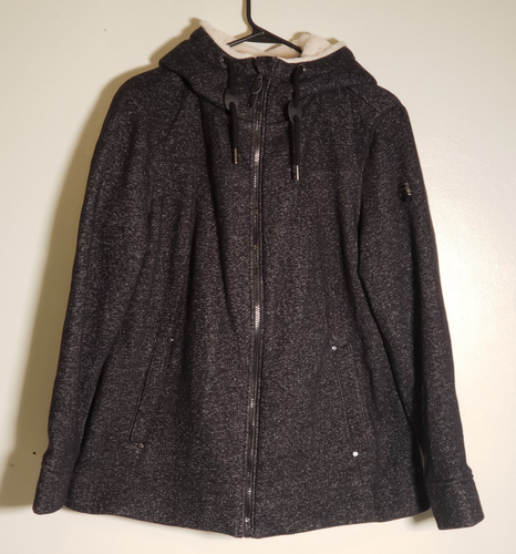 1 Madison Expedition Jacket Womens Sz L Faux Fur Lined Hood Heritage Collection - Picture 4 of 15