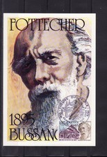 carte  1er jour    maurice Pottecher  théatre du peuple 88  Bussang       1975