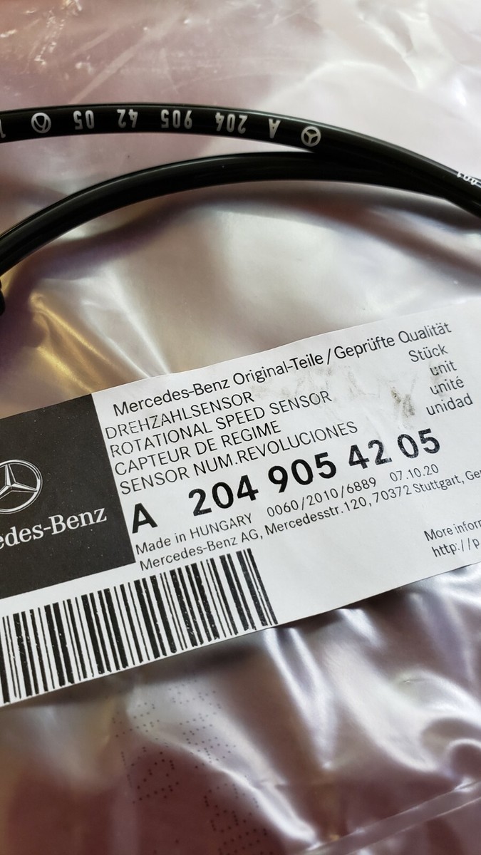 OEM GENUINE MBENZ FL/FR RPM ABS ROTATIONAL SENSOR