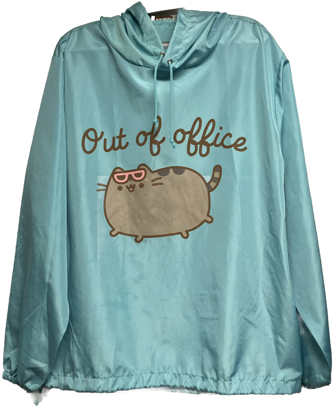 Pusheen Out of Office Lightweight Rain Jacket Hoodie … Gem