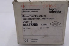 NEW OPEN BOX KROMSCHRODER Gas Pressure switch DG6U-3 STOCK K-3464