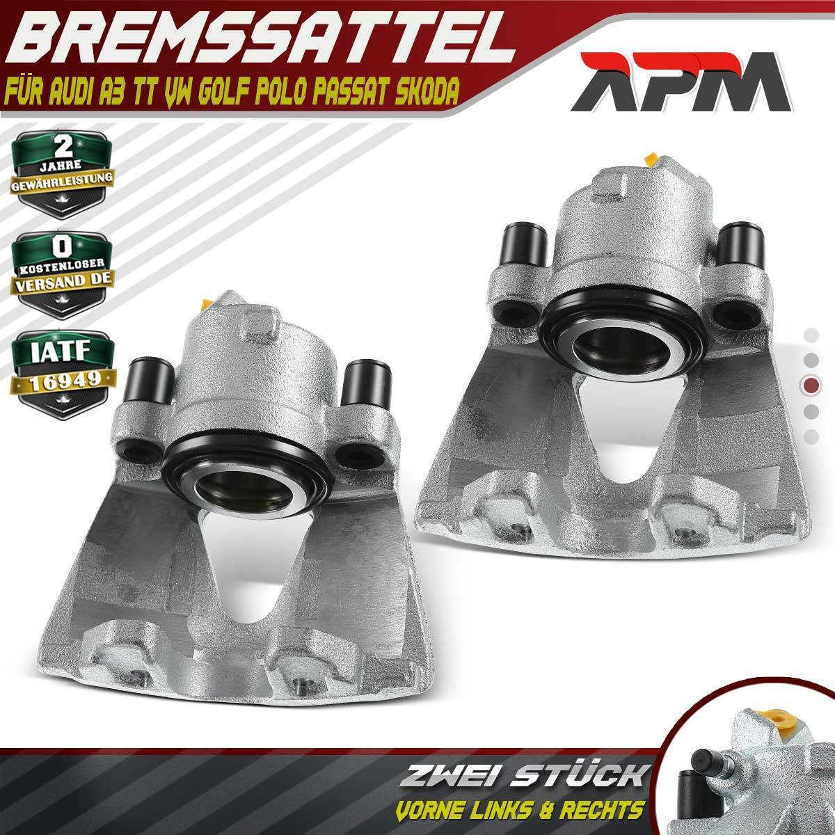 2x BREMSSATTEL HINTEN LINKS RECHTS FIAT MULTIPLA (186_) STILO
