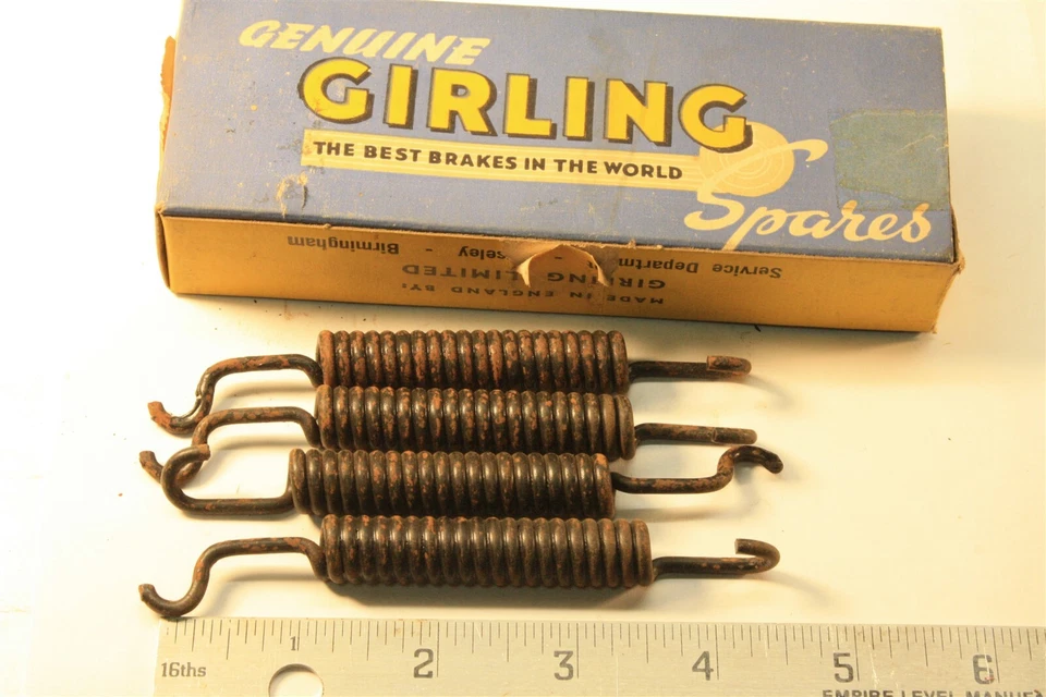 Kit de resorte de freno de tambor delantero Girling AUSTIN A90 A40 Sports Daimler Jensen 1951-54 Foto 2 de 4