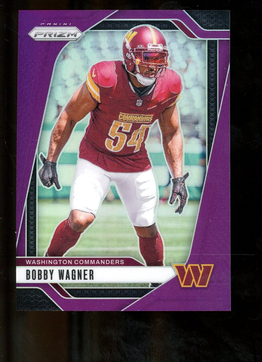 2024 Panini Purple Prizm #293 Bobby Wagner Commanders 50/125