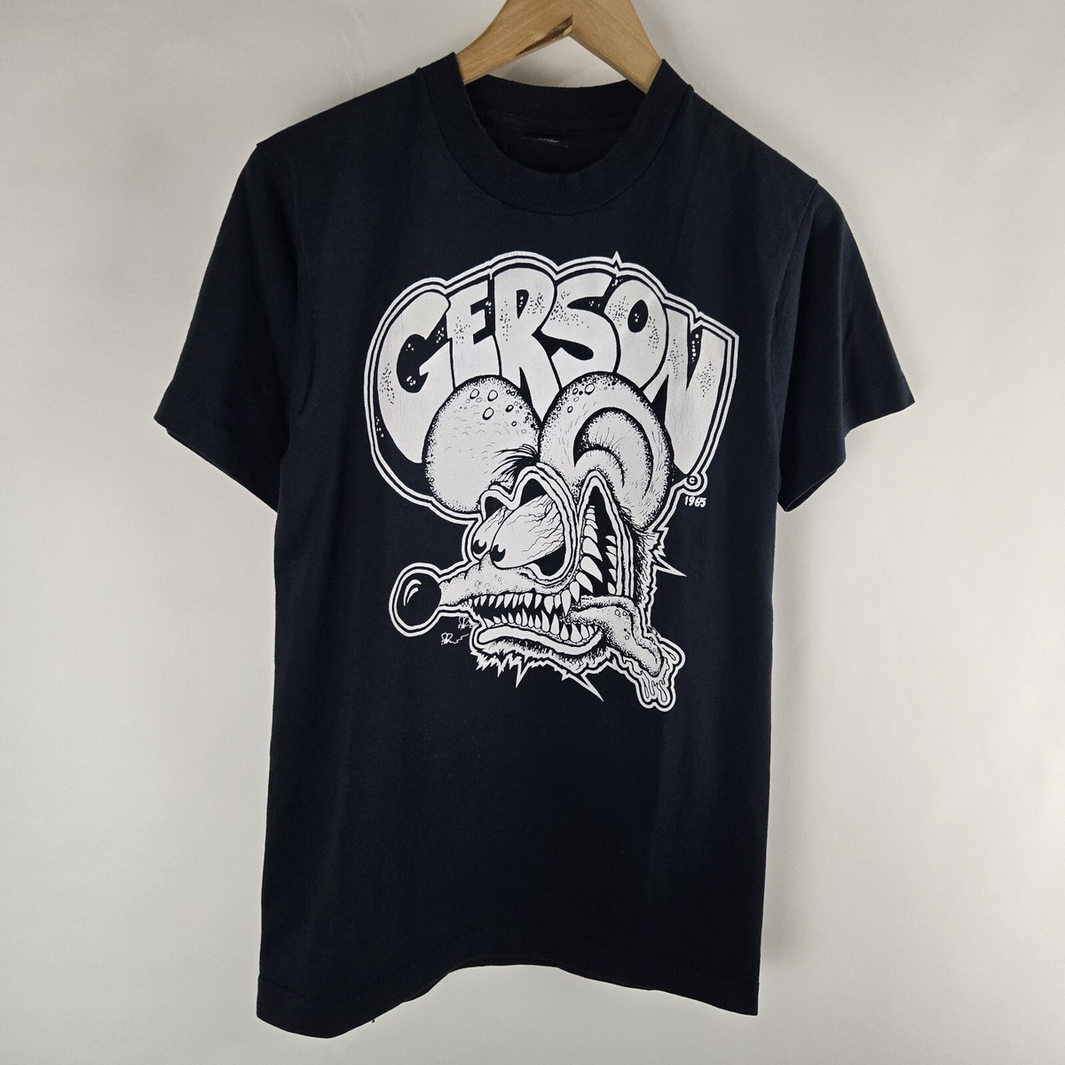 Vintage 80s 90s Henry Gerson 1965 Rat Fink Style Art Graphic T 