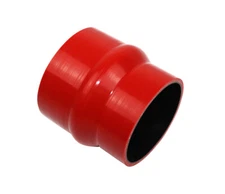 Universal 4-Ply High Temp 3.75"- 4" ID Reducer Hump Coupler Silicone Hose RED