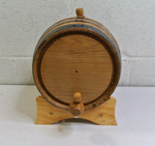 Tabletop Oak Aging Barrel 1 Gallon (5 Liter) w/Stand, Bung and Spigot