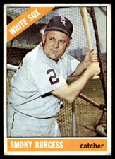1966 Topps Smoky Burgess #354 Chicago White Sox Baseball Card