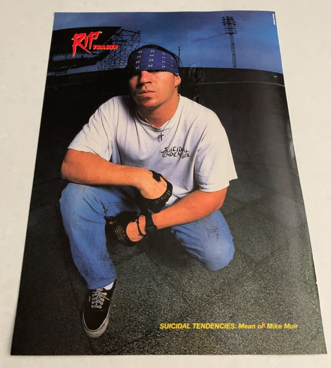 MIKE MUIR Suicidal Tendencies RIP Magazine 1 Page Picture | eBay