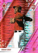 Josiah Gray 2022 Panini Chronicles #5 Phoenix Pink Pulsar Washington Nationals