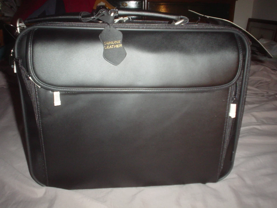 NUEVO - MALETÍN DE CUERO SUMDEX - NUEVO CON ETIQUETAS Foto 2 de 4