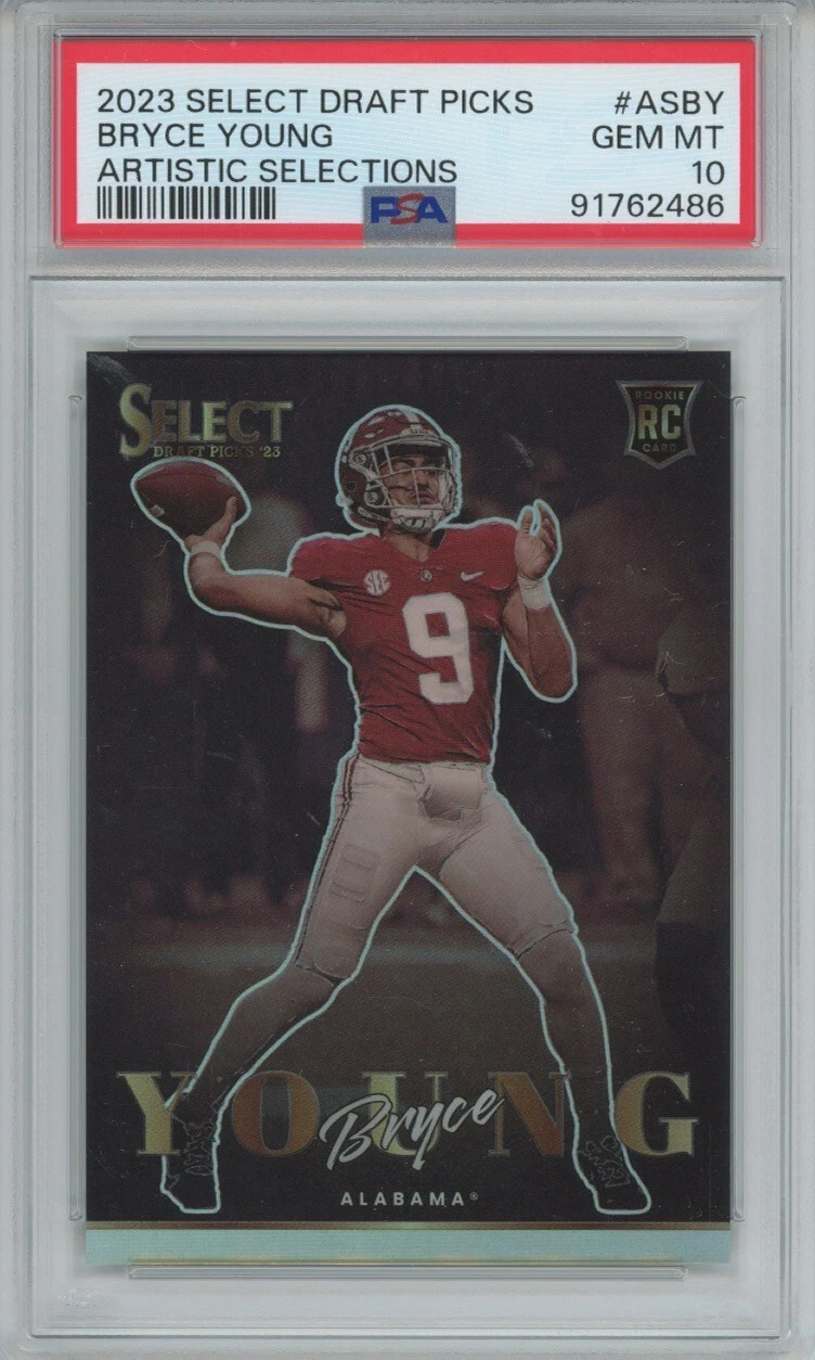 Bryce Young Panini Select Draft Picks Artistic Selections #ASBY Base