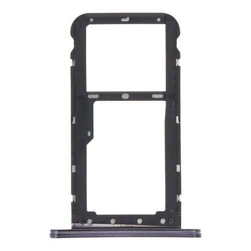 Für BLACKVIEW A95 Kunststoffschublade SIM-Kartenleser + SD Schwarz - Zdjęcie 3 z 3