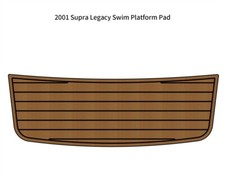 2001 Supra Legacy Swim Platform Step Mat Boat EVA Faux Foam Teak Deck Floor Pad-