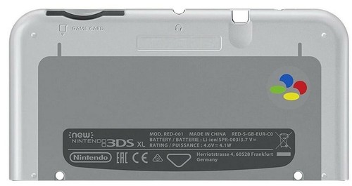Buy New 3ds Xl Ll Replacement Shell Snes Super Nintendo Edition Gray Grey Top Bottom Online In Italy