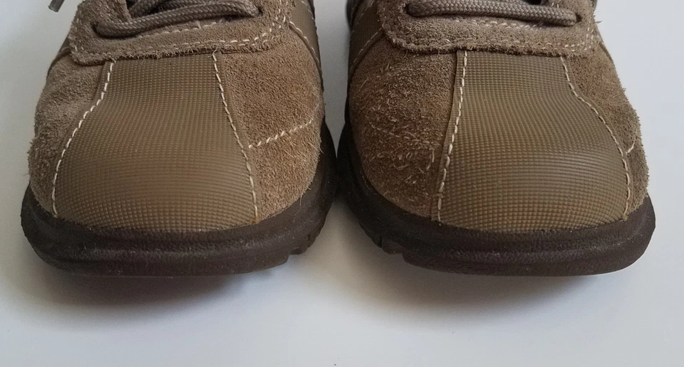 Boys Stride Rite Shoes Size 10.5 Barney Brown Suede Casual Dress - Image 2 of 4