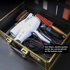 Portable Barber Carrying Case Styling Tools Accessories Travel Storage Case Box