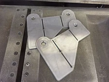 Triangulated Four Link 3" Wide Front Frame Bracket 4 link hot rod rat custom