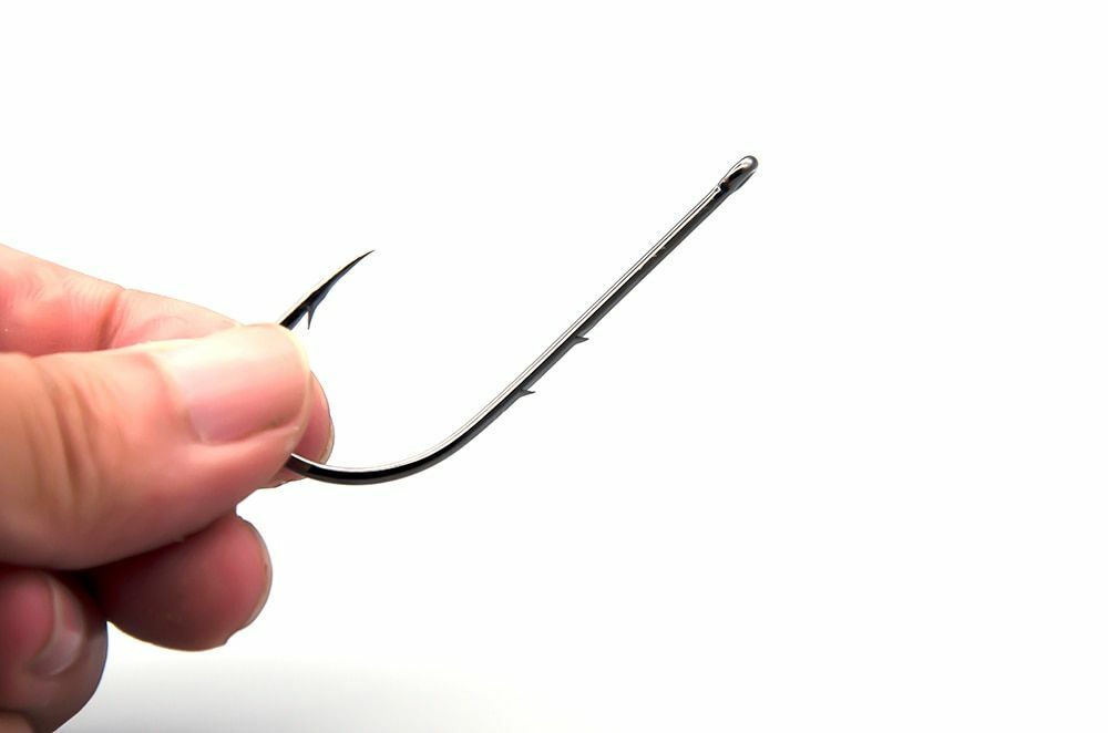 50pcs/lot Long Shank Fishing Hook 16/0 High Sharp Barbed Offset Carbon Steel eBay