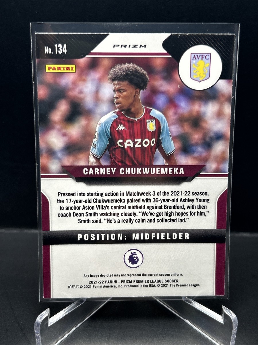 チュクエメカ　サイン　prizm 2021-22 Panini Prizm Red White Blue #134 CARNEY CHUKWUEMEKA