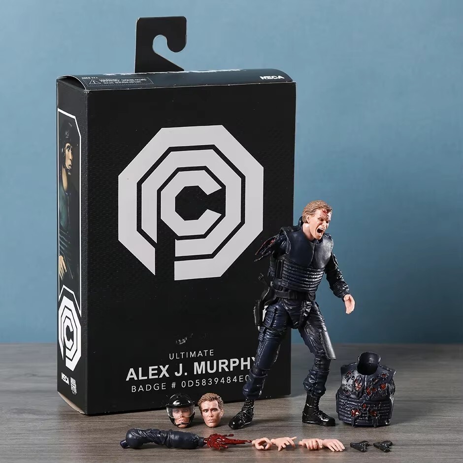 NECA [ロボコップ]AlexjMurphy BATTLEDamage!VER Amazon.com: NECA Ultimate Robocop Alex Murphey in OCP