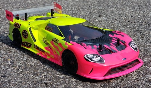 Splatter Drips RC Car Paint Masks - XXX Main Pre-cut Vinyl RC Body Stencils - Picture 4 of 7