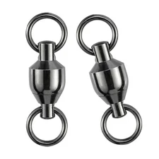 Dr.fish 30pcs Ball Bearing Swivel 35-320Lb Solid Ring Saltwater Big Game Fishing