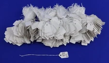 500 Blank White Strung Merchandise Price Tags #1