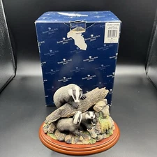 Border Fine Arts Forest Family (Badger Family) Figure Model A0403 BOXED 2000 VGC