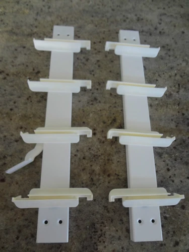  LOUVRE WINDOW FRAMES 380mm - WHITE - Picture 2 of 2