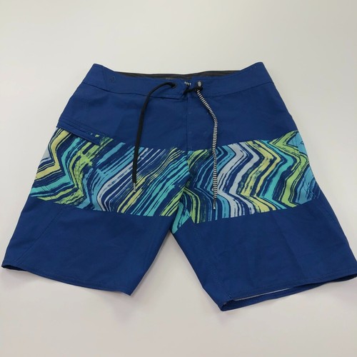 Volcom Mod Tech 28 (Fit 29W) Tronchetto Tavola da Surf Nuoto Multicolore Astratto 9" Pantaloncini