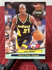 1992-93 Fleer Ultra Malik Sealy #277 Rookie Card RC Indiana Pacers. rookie card picture