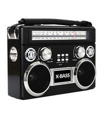 NEW SUPERSONIC INC SC-1097BT Supersonic Portable 3 Band Radio with Bluetooth and