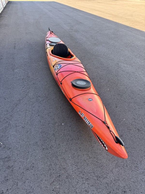 Wilderness Systems Tsunami Sit-In Kayak Orange/Red Seat Bungee Round Hatches