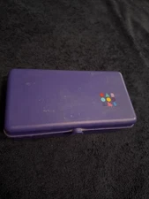 Caboodles Vintage Makeup Organizer 80s 90s Purple Mirror Small Travel 8" x 3"