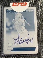 2015 Topps GOLD CUP ROOKIE CYAN PRINT PLATE AUTO Yasmany Tomas 1/1 FACTORY SEAL