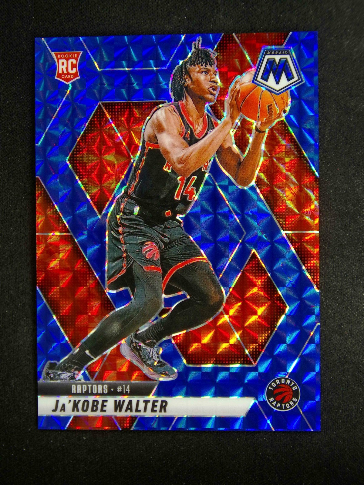 2024-25 Panini Mosaic Ja’Kobe Walter #234 RC Rookie Prizm Blue /199 #AB