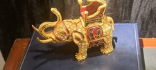 Sophisticated Metal Elephant Box Ideal For Storing Rings And Gemstones
