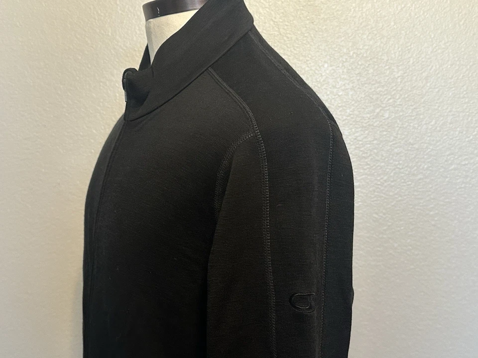 Icebreaker Merino Wool Realfleece Men's Black Full Zip Elemental Jacket sz.Large - Image 4 of 4