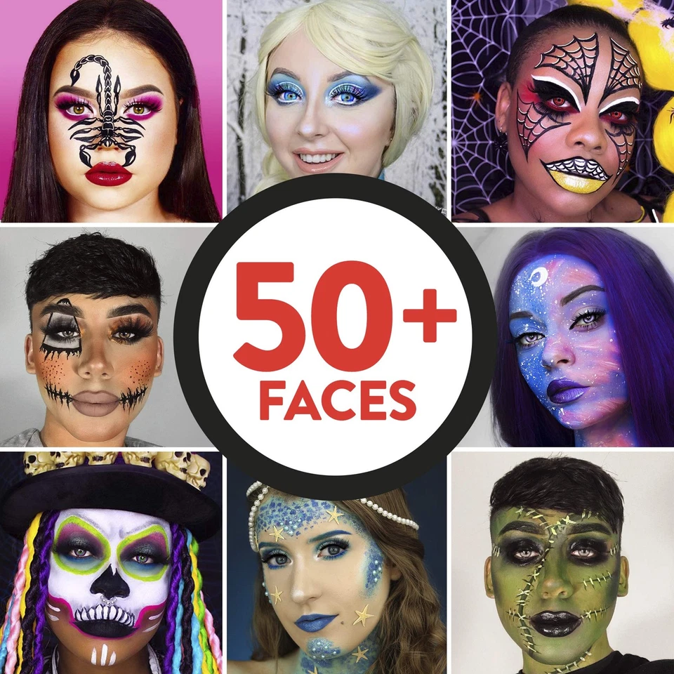 Pintura facial y corporal brillante, maceta de 18,8 g (0,66 oz), lila brillante Foto 2 de 4