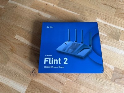 Gl.Inet Gl-Mt6000(Flint 2) Wifi 6 Router | Gaming-Wlan-Router | AX6000