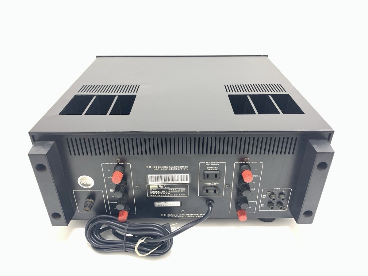 Sansui BA-F1 パワーアンプ SANSUI BA-F1 Stereo Power Amplifier AC100V Working Excellent
