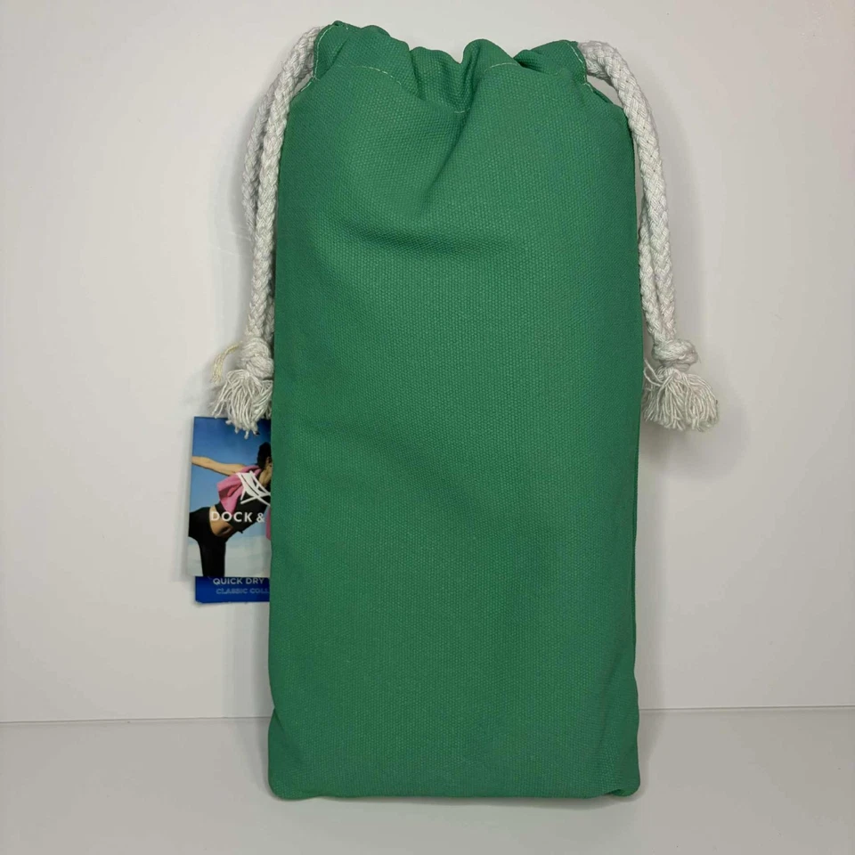 DOCK & BAY 100% Recycled Quick Dry GREEN Beach Towel 78x35 XL Sand Free NWT - Image 2 of 4