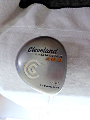 Cleveland Launcher Gold Titanium 9.5° Driver - 65G, Stiff Flex (RH) 45'' Length