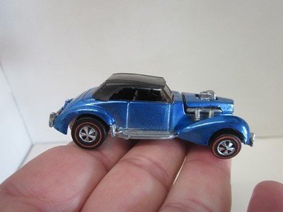 HOT WHEELS REDLINE  CLASSIC CORD * BLUE COLOR* (RESTORED) NEVER TAKEN APART !