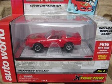 AutoWorld 1977 Pontiac Firebird Trans Am Hot Rod Cover Car March '77 HO Slot Car