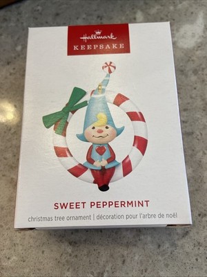 Hallmark 2025 Sweet Peppermint Limited Edition Gnome for Christmas Ornament NEW 
