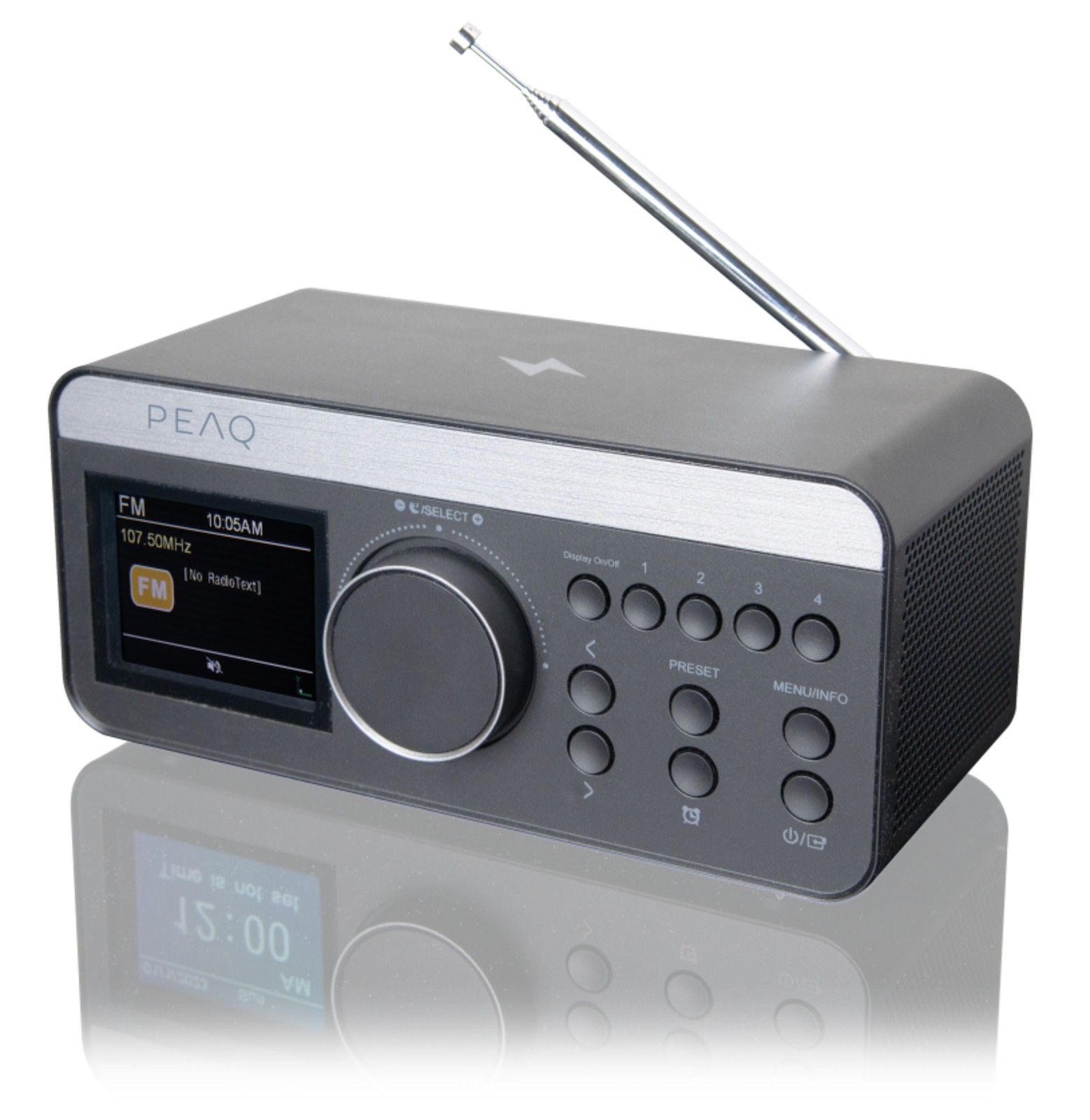 Беспроводная зарядка PEAQ PCR 540 DAB+ Radiowecker mit, DAB+/FM, DAB+, FM, Bluetooth