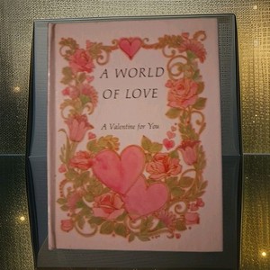 Hallmark Mementoes 1976 Collector Book A World Of Love and PoetryEX To NM Used
